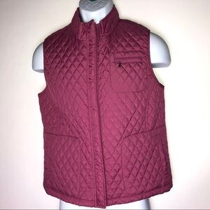 Charter Club Puffer‎ Purple Vest Medium